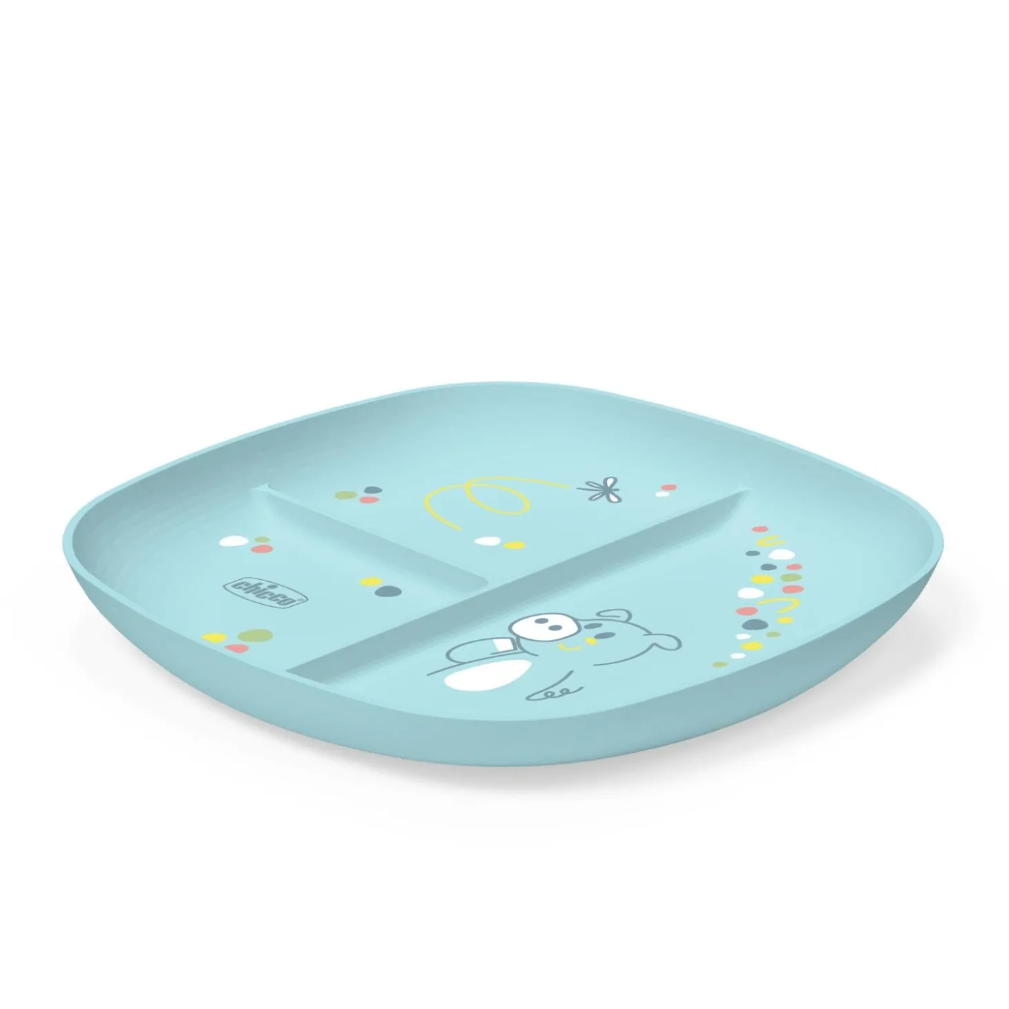 Chicco Assiette Portionnée Bleu