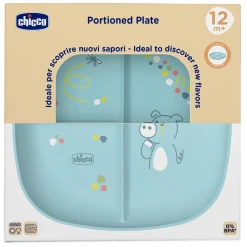 Chicco                    Assiette Portionnée    Bleu