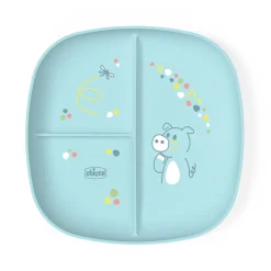 Chicco Assiette Portionnée Bleu