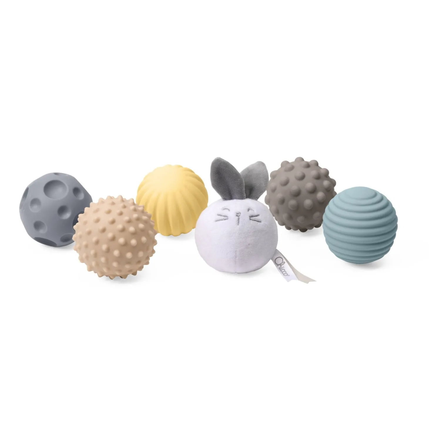 Chicco Balles Sensorielles Lapin Multicolore