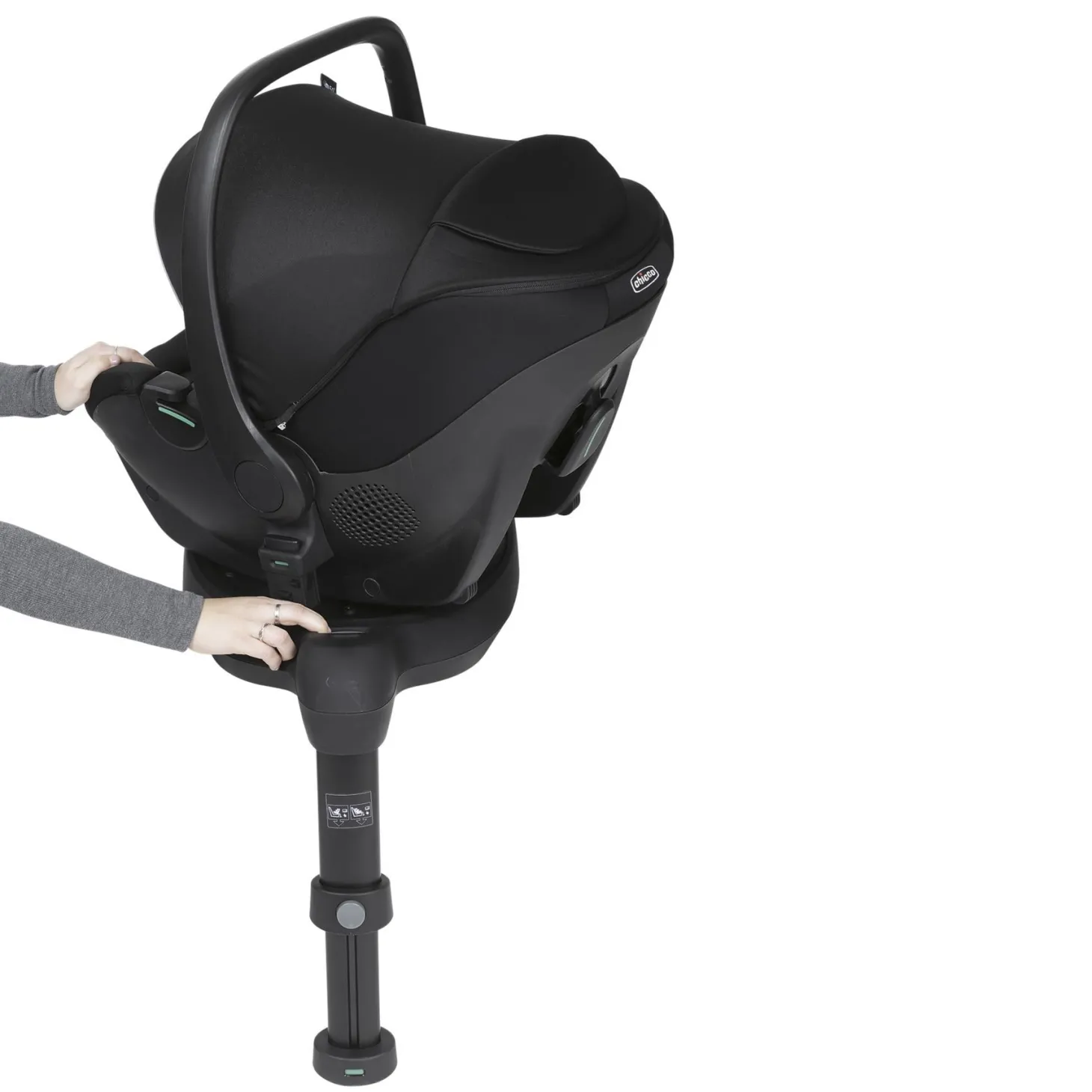 Chicco Base i-Size rotative Kory black air