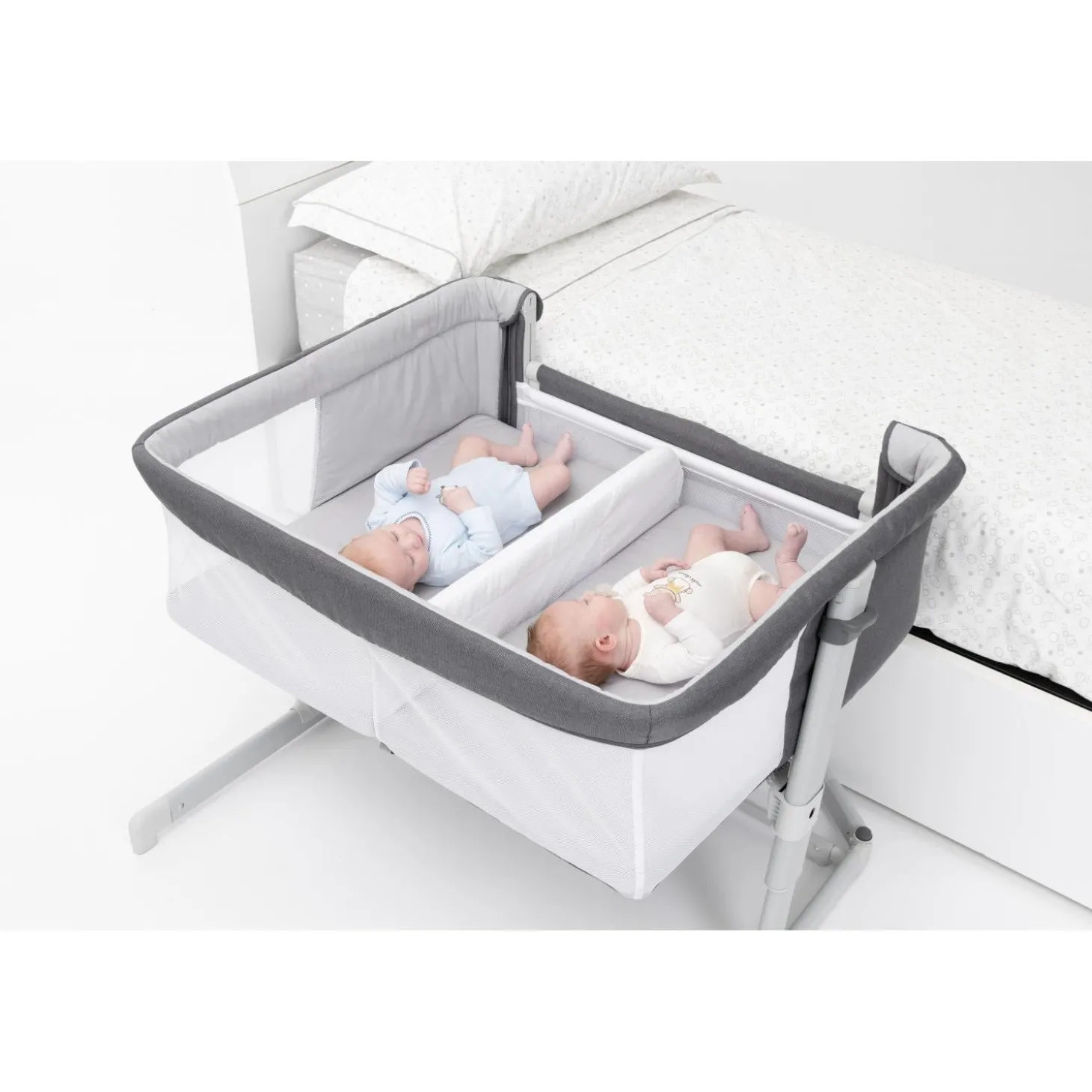 Chicco Berceau Cododo Next2Me Twins Magnet grey
