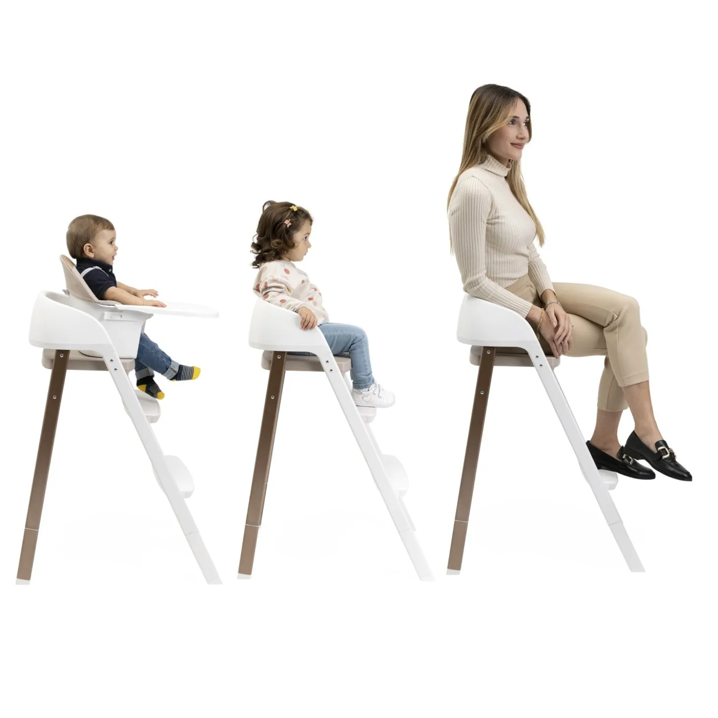 Chicco Chaise Haute Crescendo Up Pearl Cooper