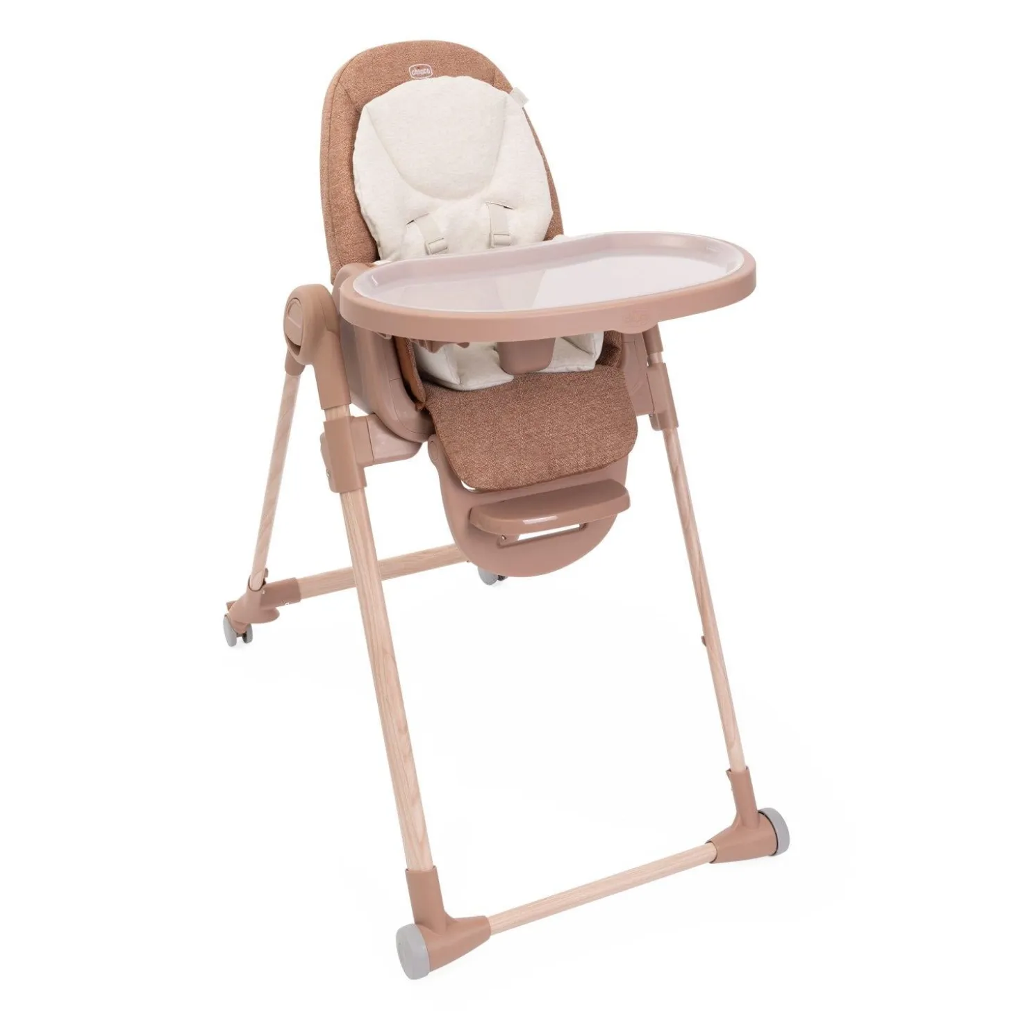 Chicco Chaise Haute Polly Armonia Terracotta