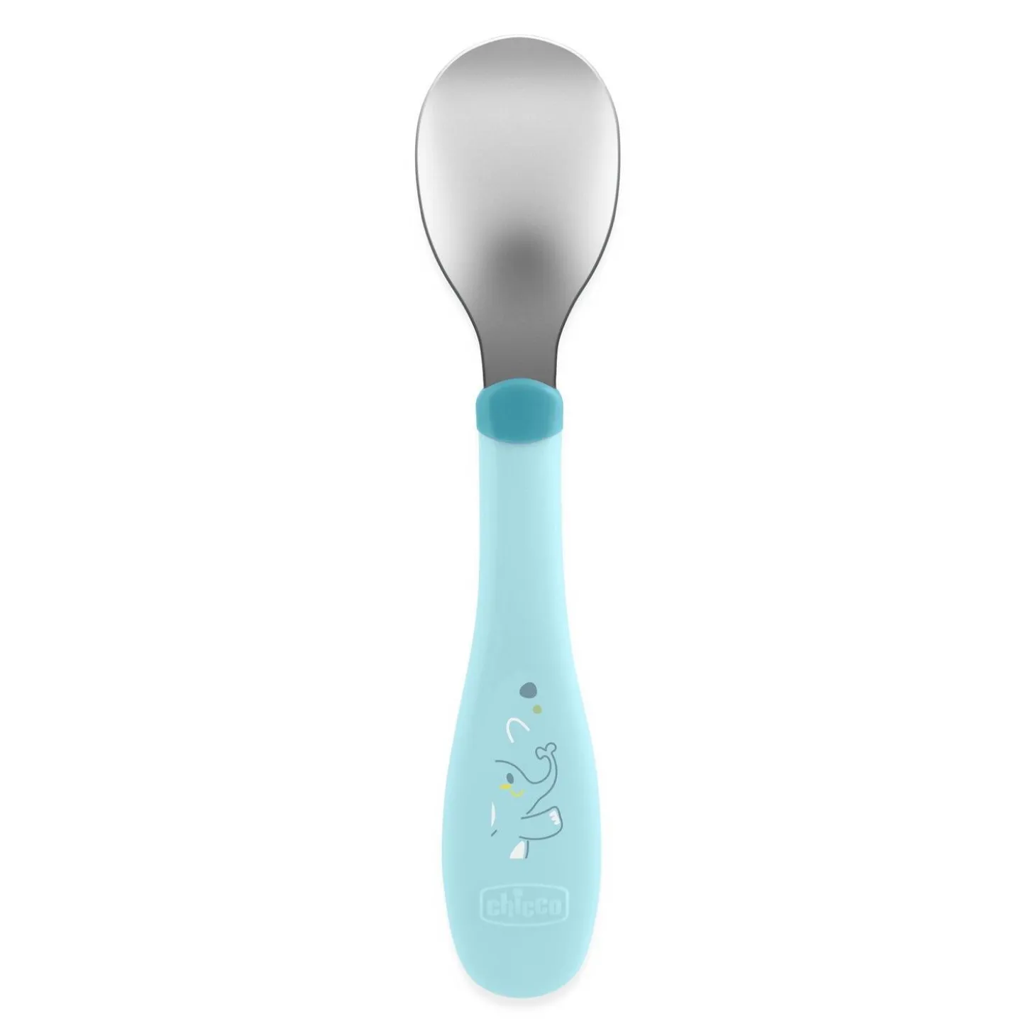 Chicco Couverts En Métal Bleu