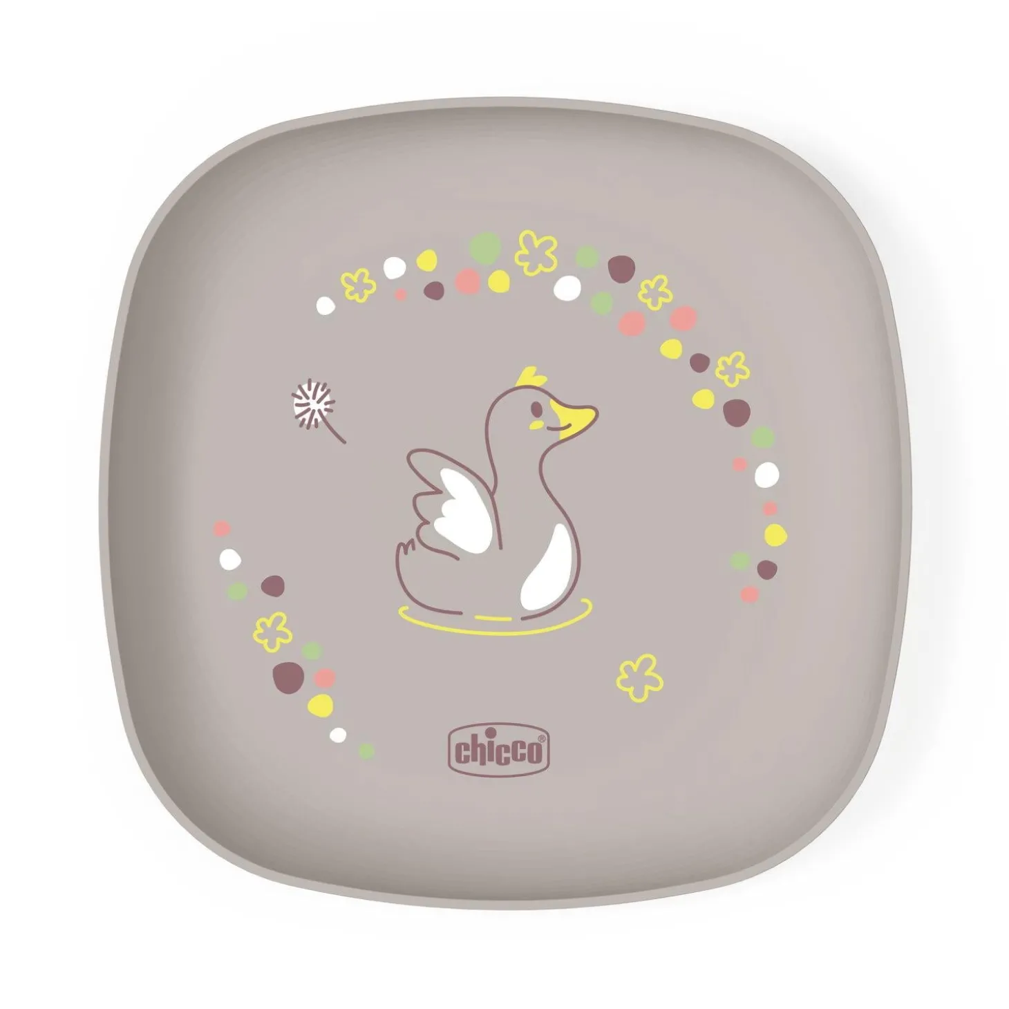 Chicco Ensemble d'assiettes Gris