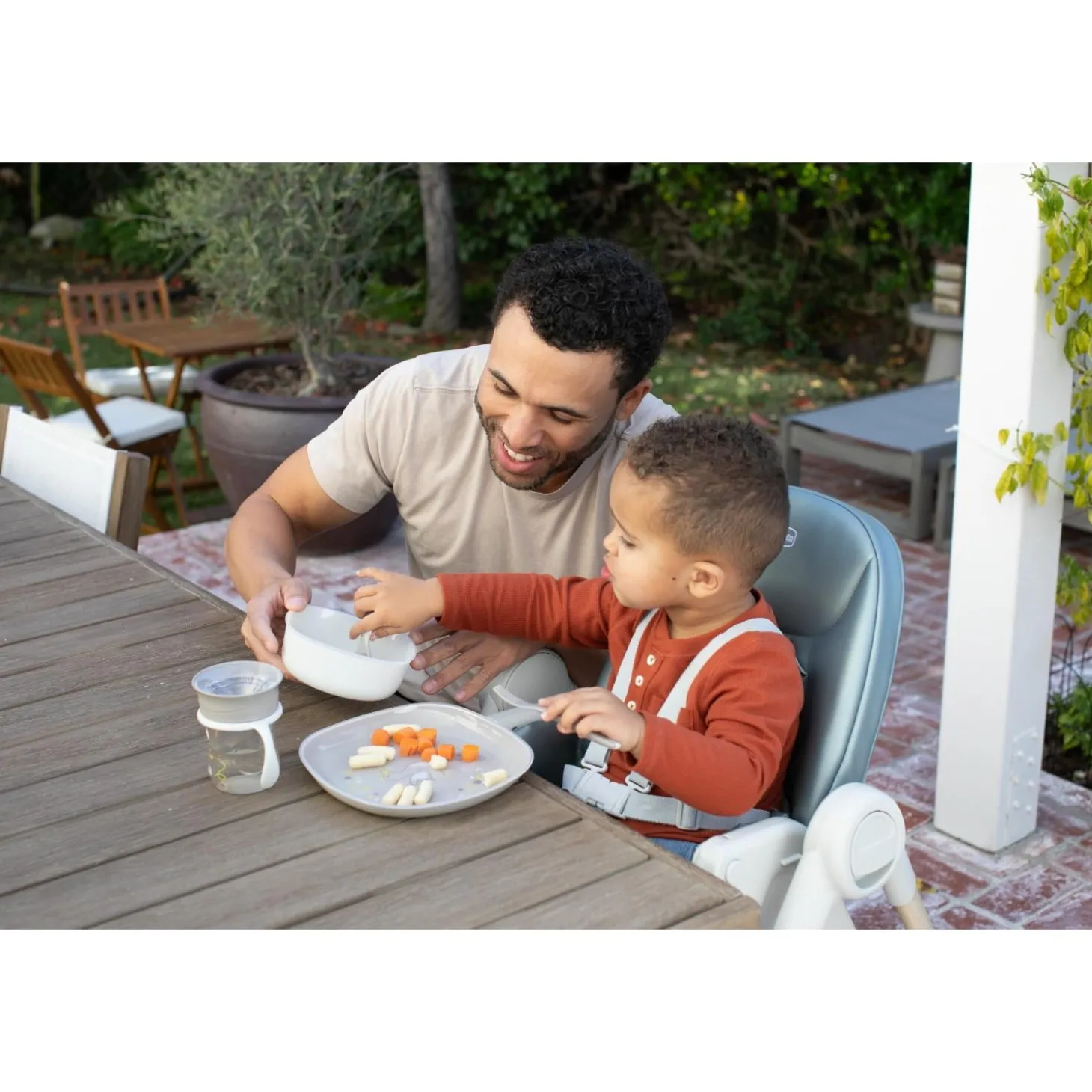 Chicco Ensemble d'assiettes Gris