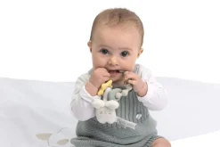 Chicco Hochet Anneau souple Lapin Gris