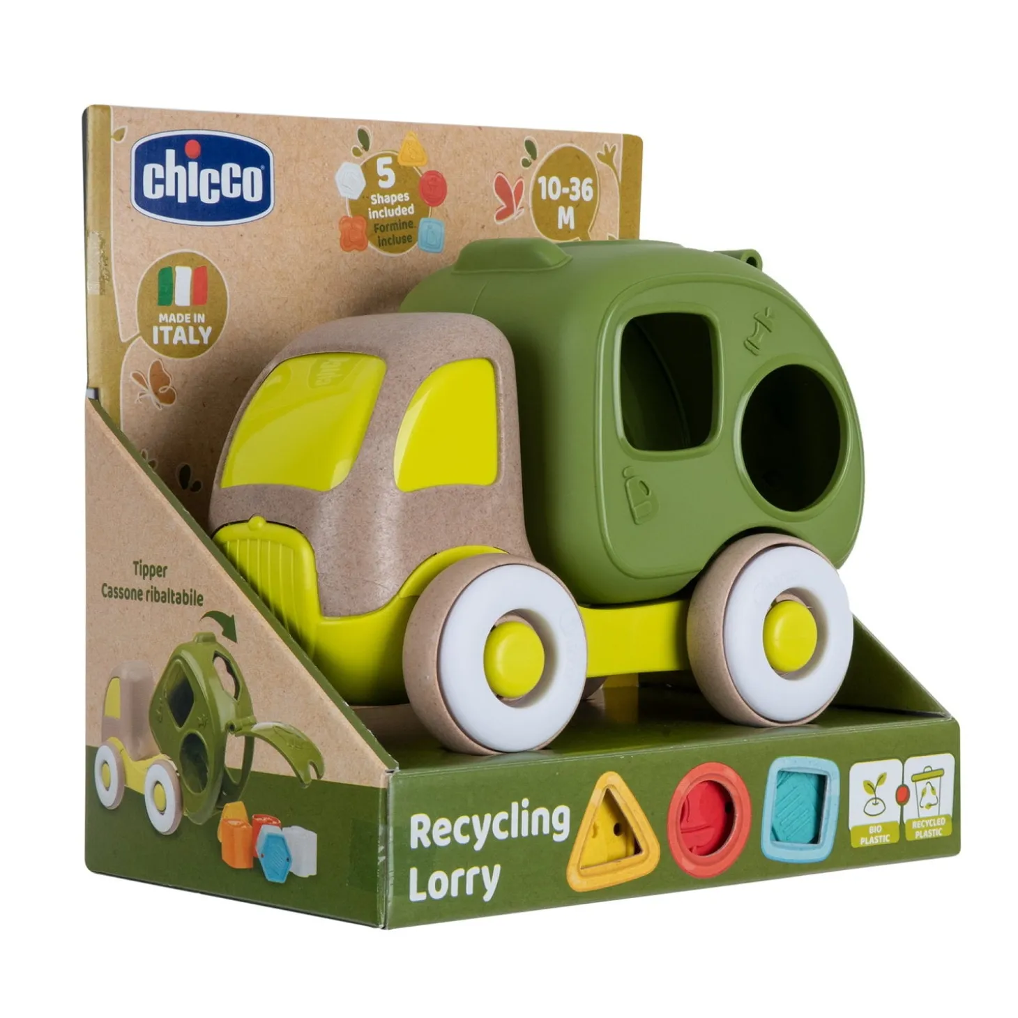 Chicco Lorry le camion de recyclage Multicolore
