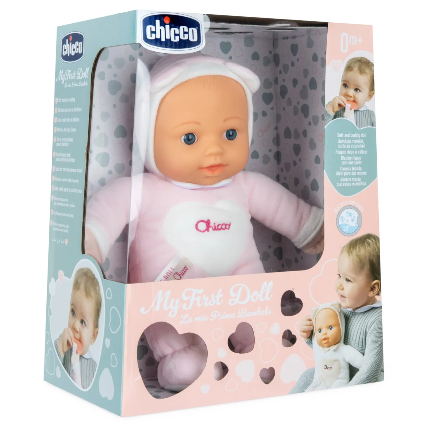 Chicco Mon premier doudou poupon Rose