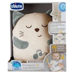 Chicco Peluche Chaton gris
