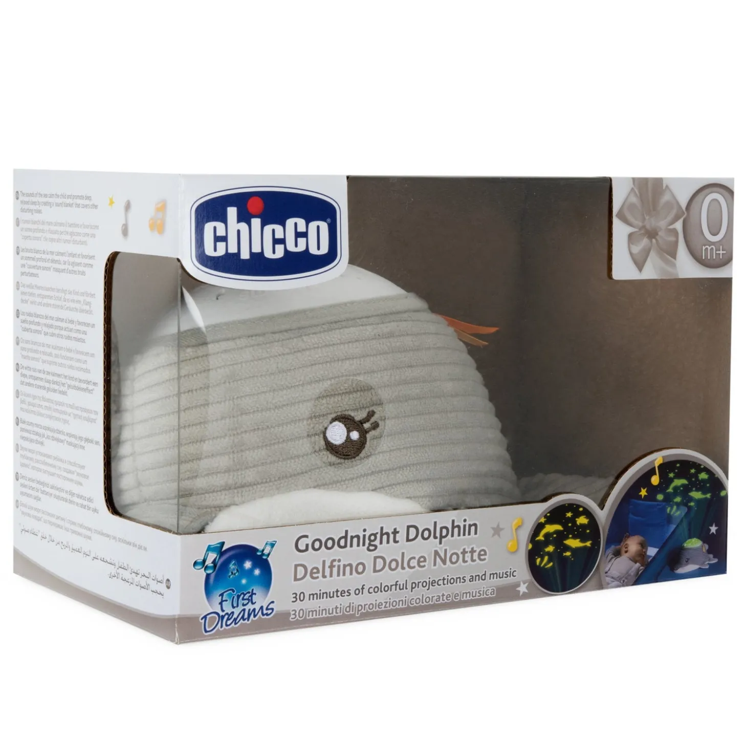 Chicco Peluche Dauphin Bonne nuit Multicolore