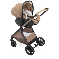 Chicco Poussette Bellagio 2 avec adaptateurs Caramel