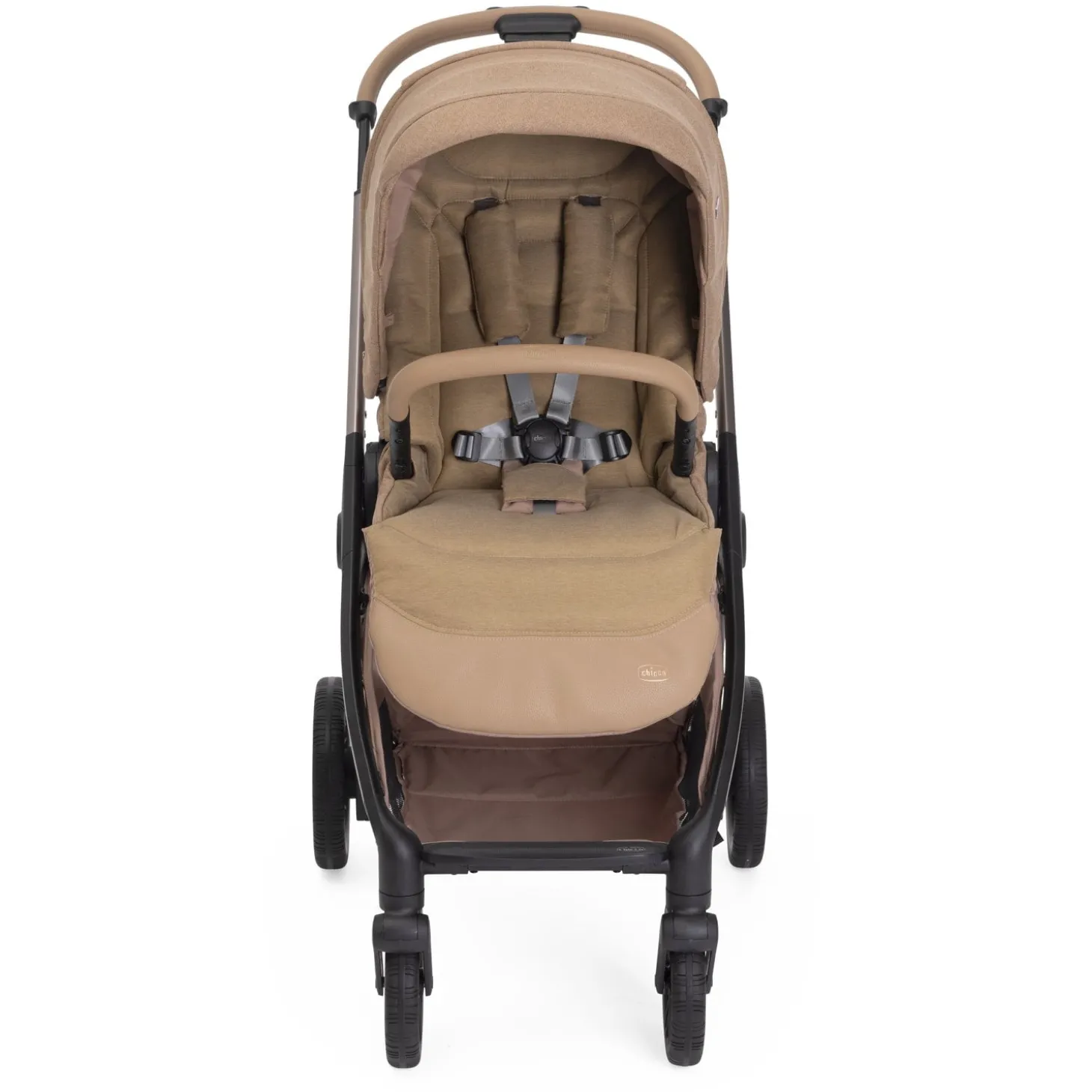 Chicco Poussette Bellagio 2 avec adaptateurs Caramel