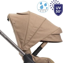 Chicco Poussette Bellagio 2 avec adaptateurs Caramel