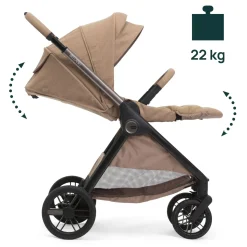 Chicco Poussette Bellagio 2 avec adaptateurs Caramel