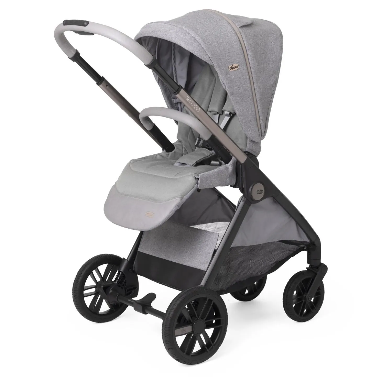 Chicco Poussette Bellagio 2 avec adaptateurs Lunar Rock
