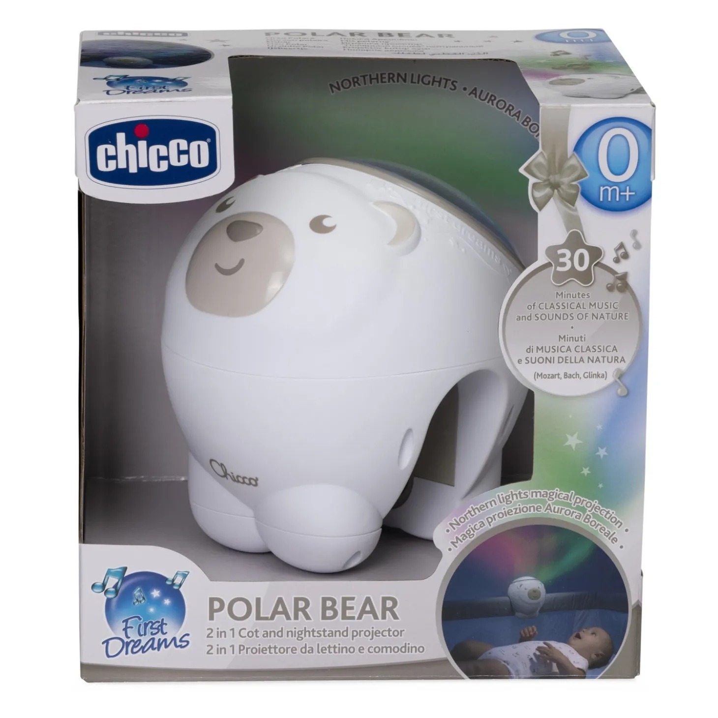 Chicco Projecteur Ourson Polaire Beige