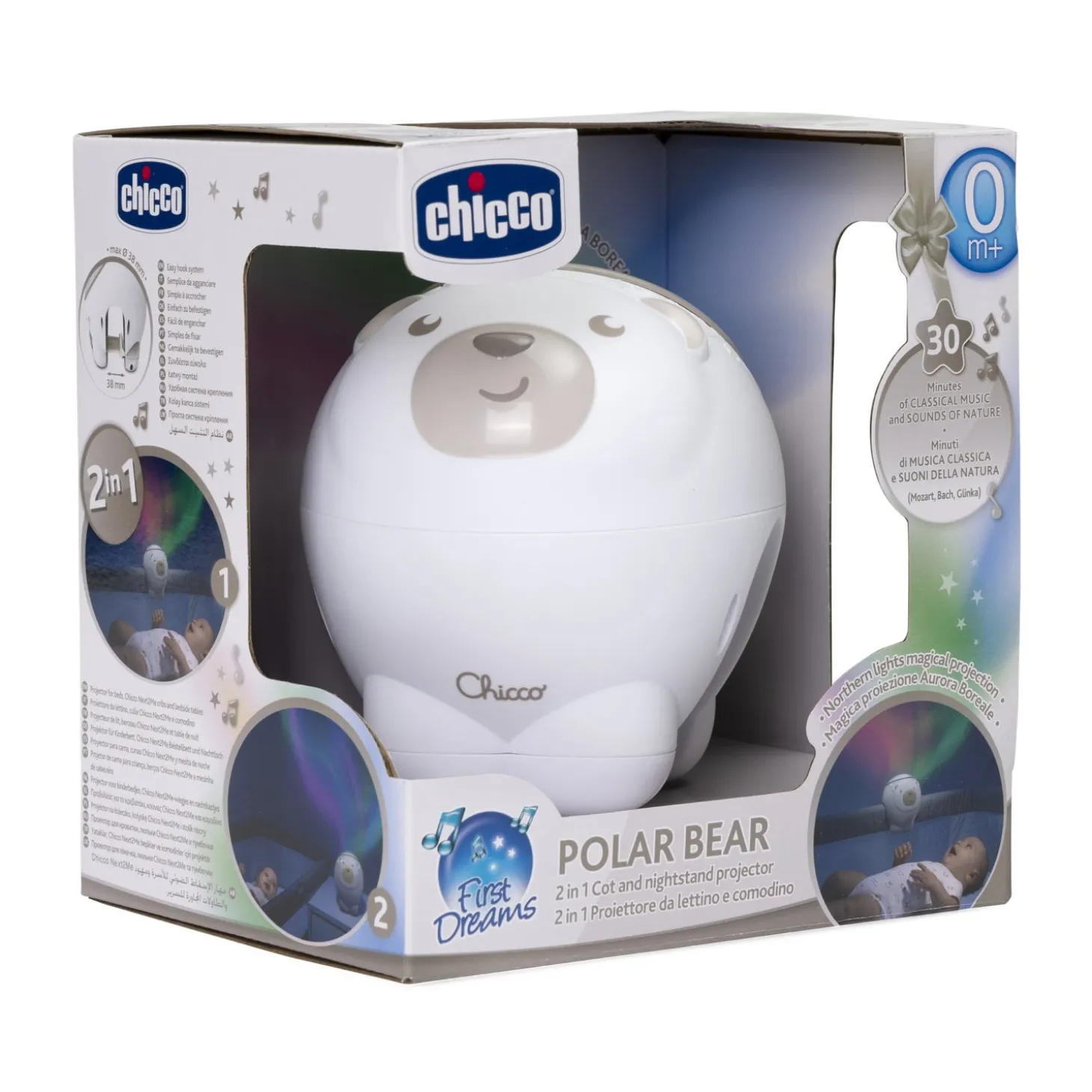 Chicco Projecteur Ourson Polaire Beige