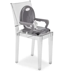 Chicco                    Rehausseur Pocket Snack    Dark Grey