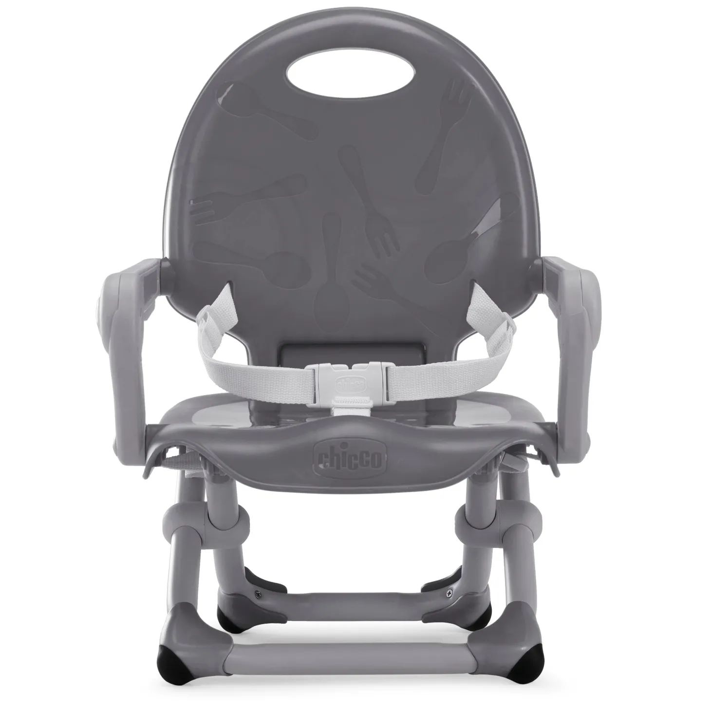 Chicco Rehausseur Pocket Snack Dark Grey