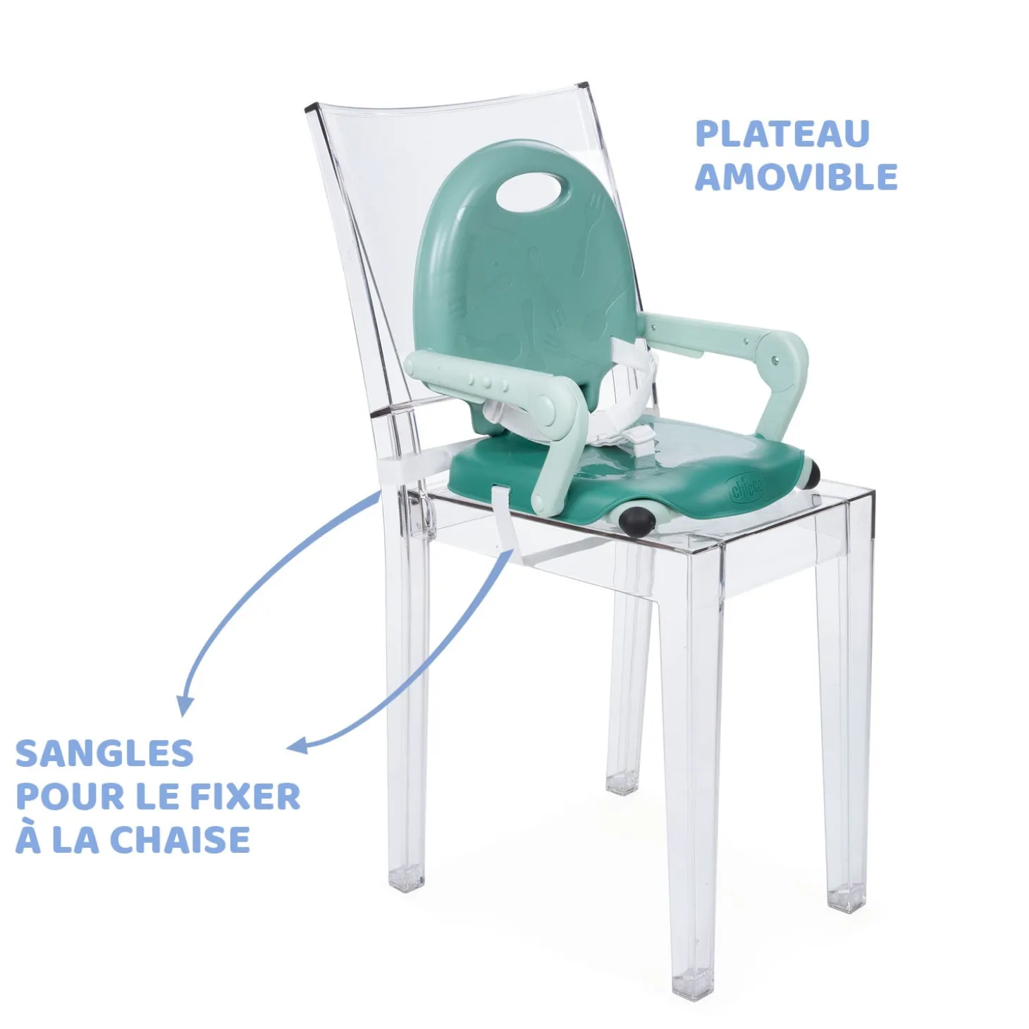 Chicco Rehausseur Pocket Snack Sage