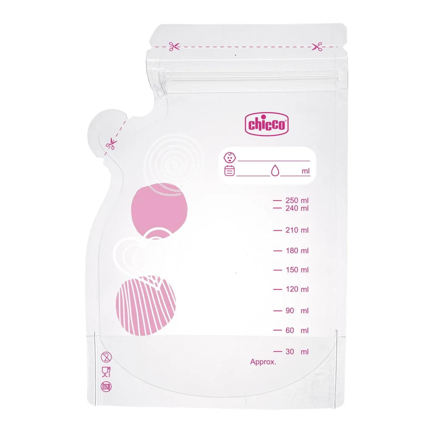 Chicco Sachet de Conservation Pour Lait Maternel