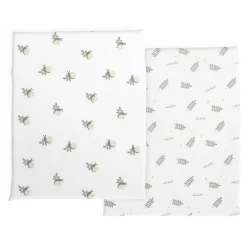 Chicco Set Draps Housse Bamboo Next2me Twins Greenery