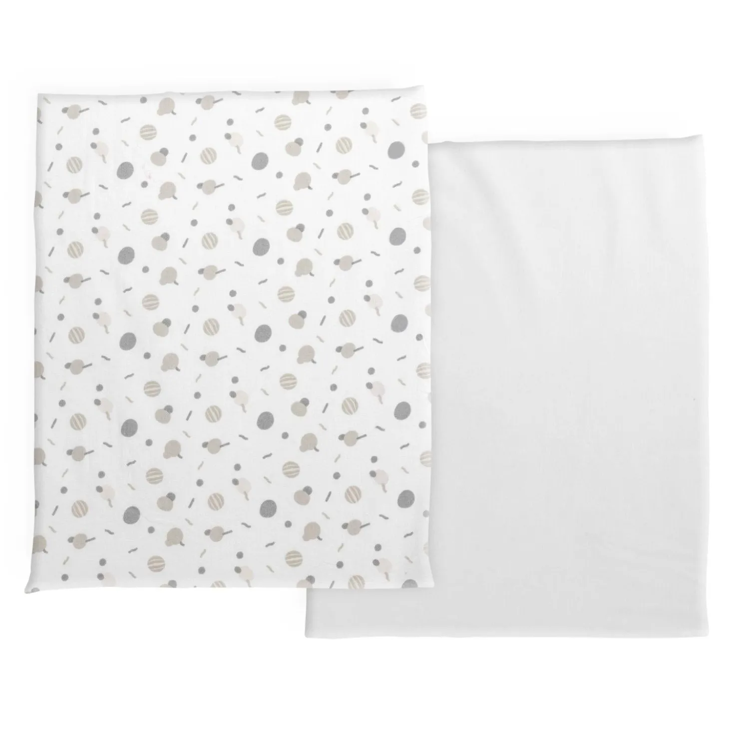 Chicco Set Draps Housse Coton Next2me Forever Confetti