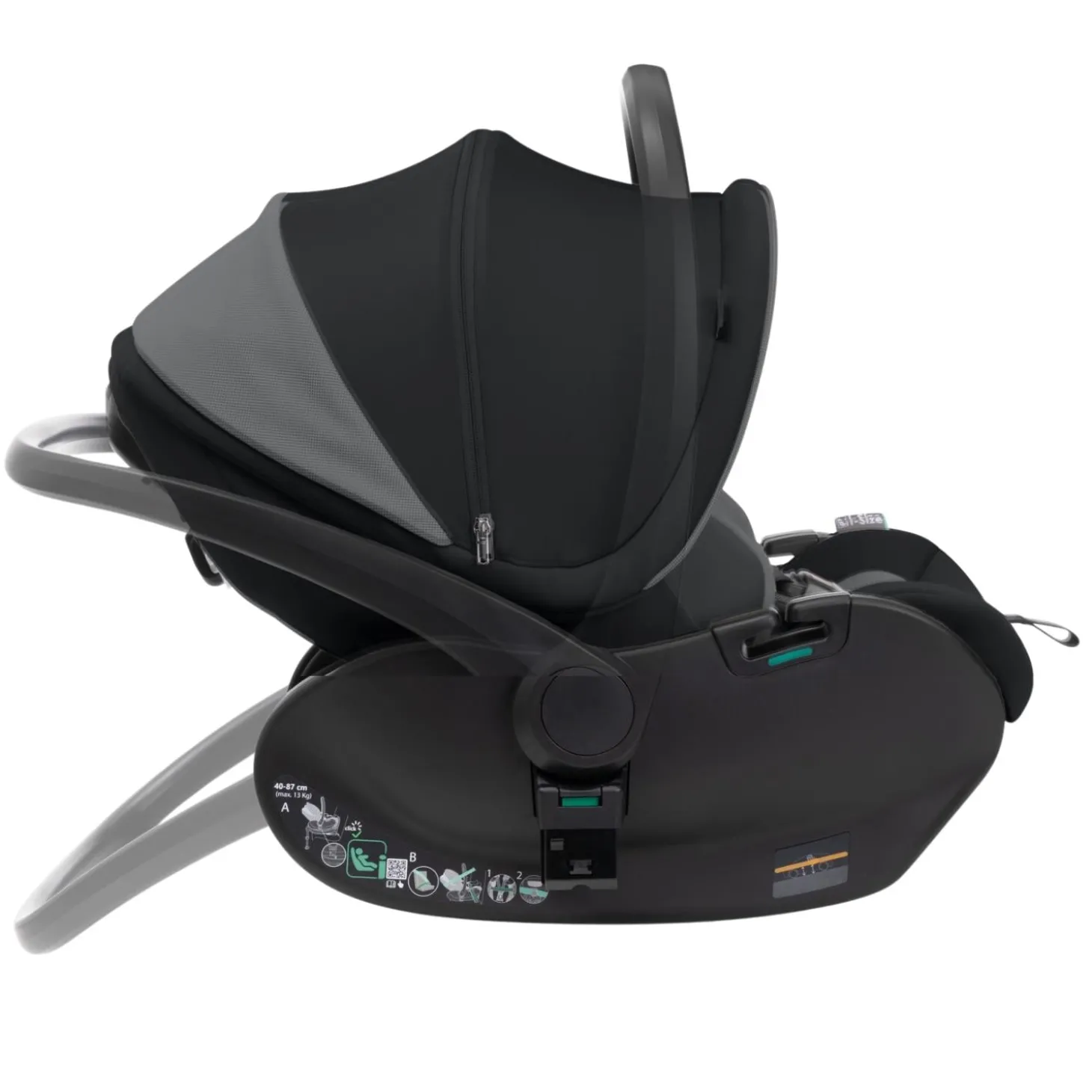 Chicco Siège-auto First Seat Recline i-Size Black Satin