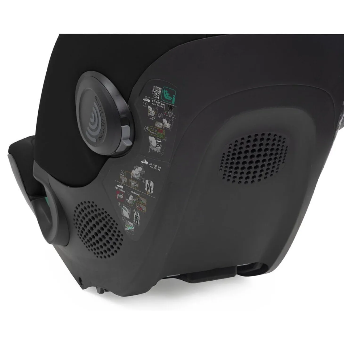 Chicco Siège Fullseat 360 i-Size avec base Black Satin
