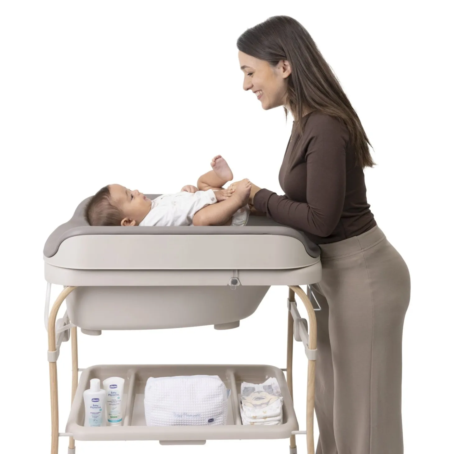 Chicco Table à langer Soft Bubble Armonia Scandinavian