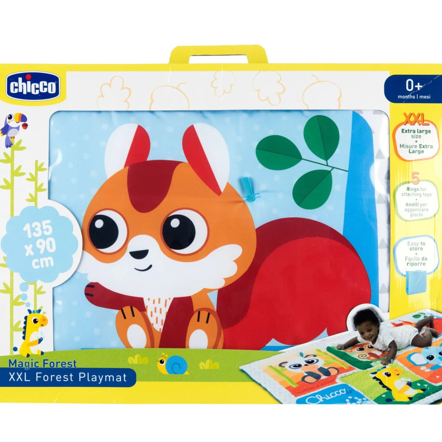 Chicco Tapis de la forêt XXL Multicolore
