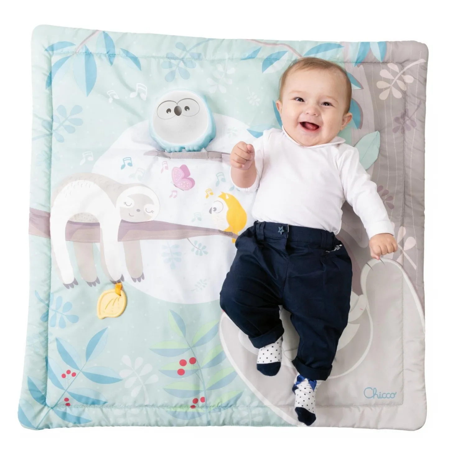 Chicco Tapis d'éveil Hibou 2 en 1 Multicolore