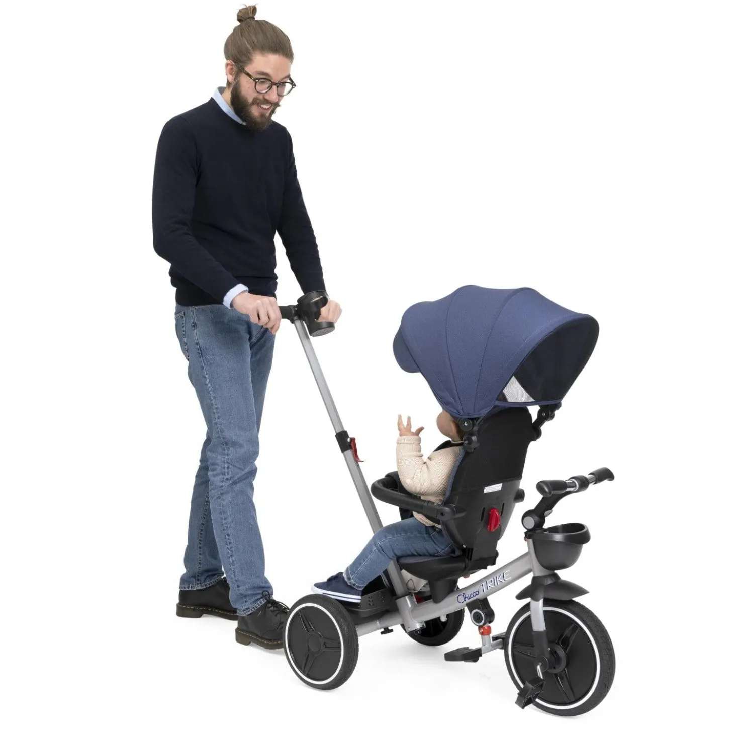 Chicco Tricycle pliable 4 en 1 Bleu