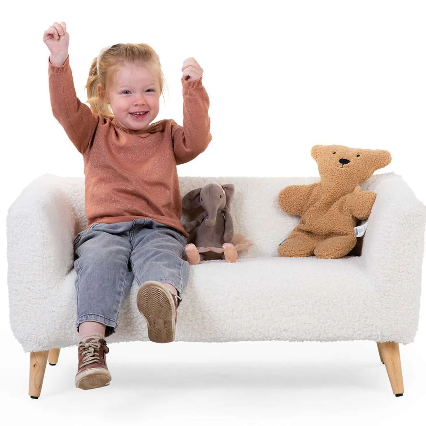Childhome Banc pour enfants ecru