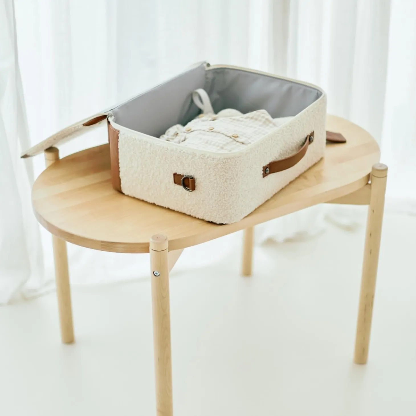 Childhome Berceau Teddy Cradle Ecru
