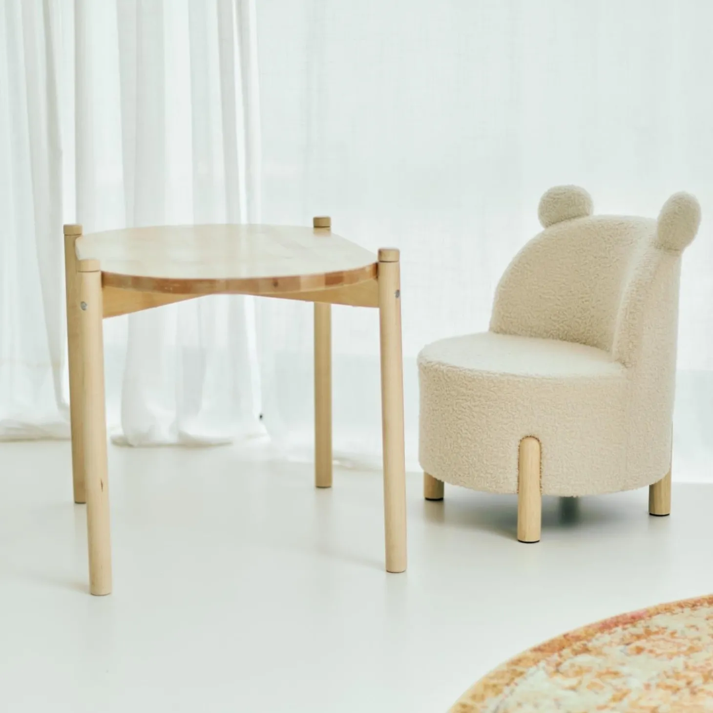 Childhome Berceau Teddy Cradle Ecru