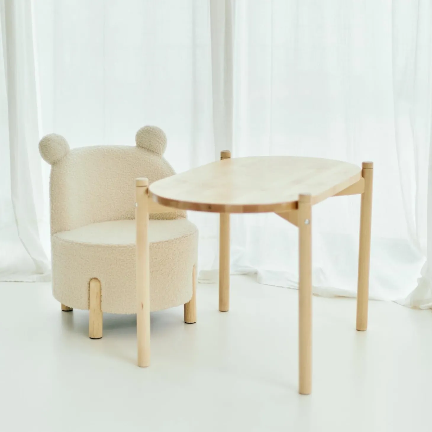 Childhome Berceau Teddy Cradle Ecru