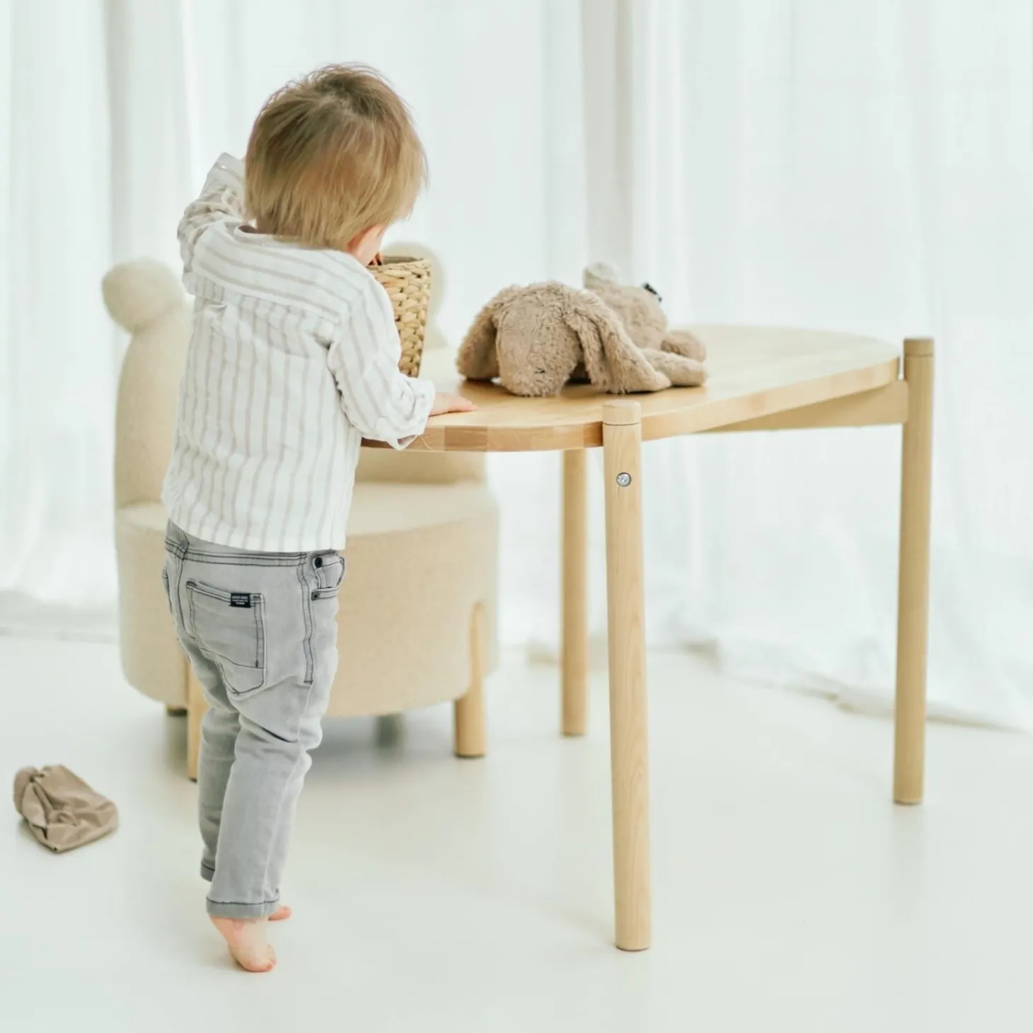 Childhome Berceau Teddy Cradle Ecru