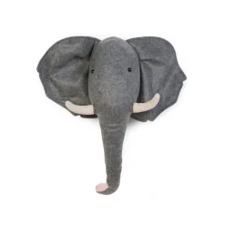 Childhome Décoration murale Trophée Elephant