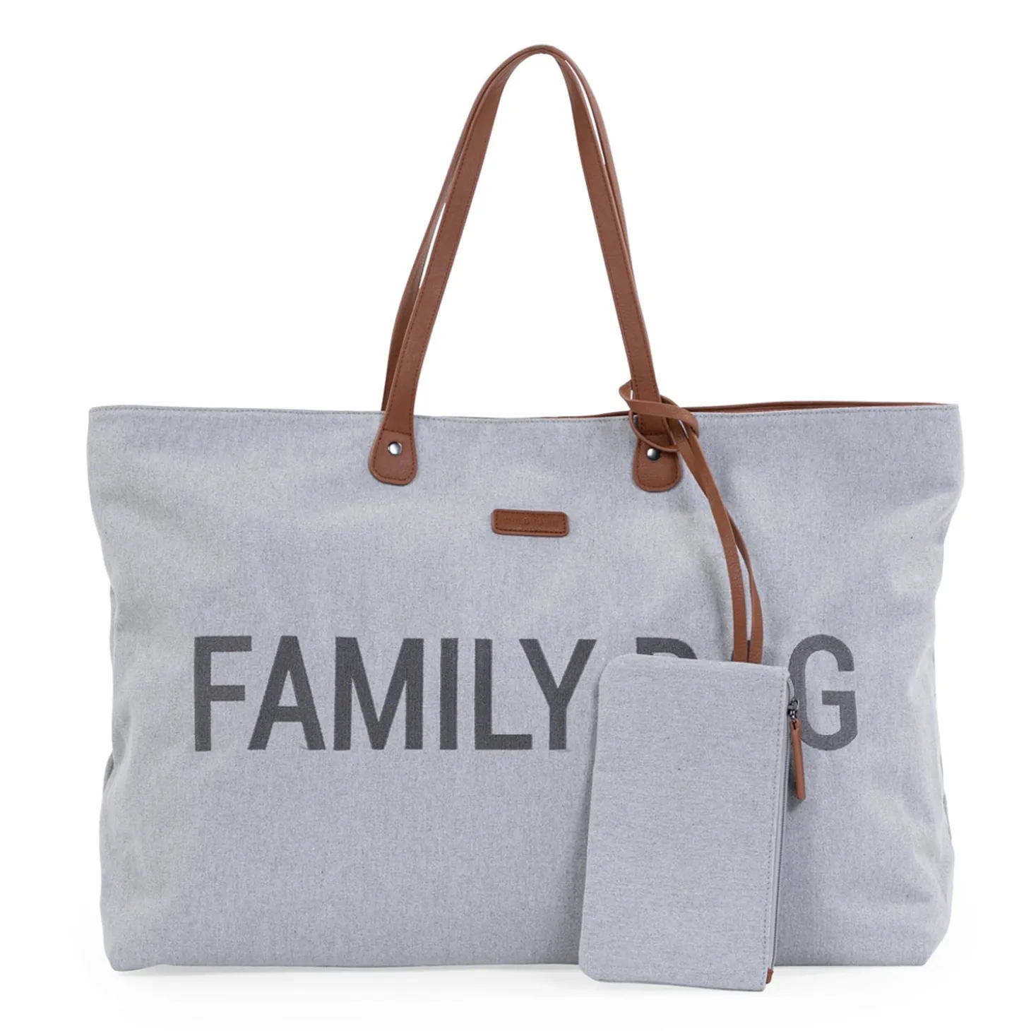 Childhome Family bag canvas Gris