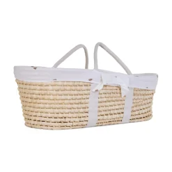 Childhome Panier Moise Soft Cornhusk Natural Hearts
