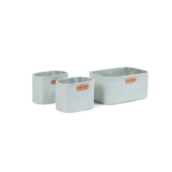 Childhome 3 paniers de rangement à suspendre Grey