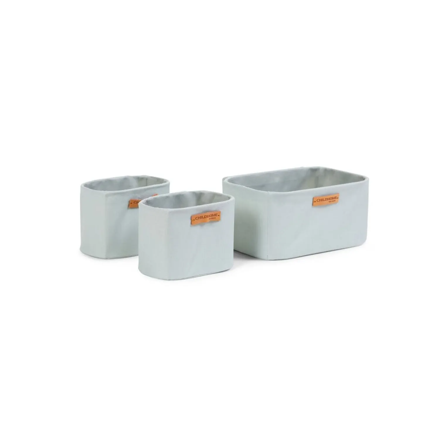 Childhome 3 paniers de rangement à suspendre Grey