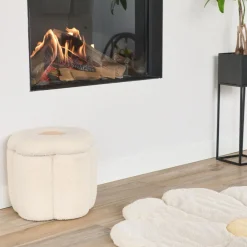 Childhome Pouf flowers Ecru
