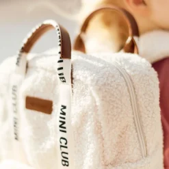 Childhome                    Sac à dos enfant Mini Club Signature Teddy    Off White