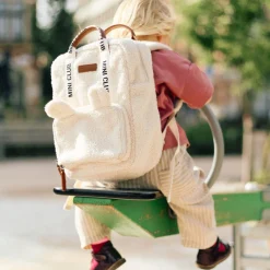 Childhome                    Sac à dos enfant Mini Club Signature Teddy    Off White