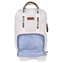 Childhome                    Sac à dos enfant Mini Club Signature Teddy    Off White