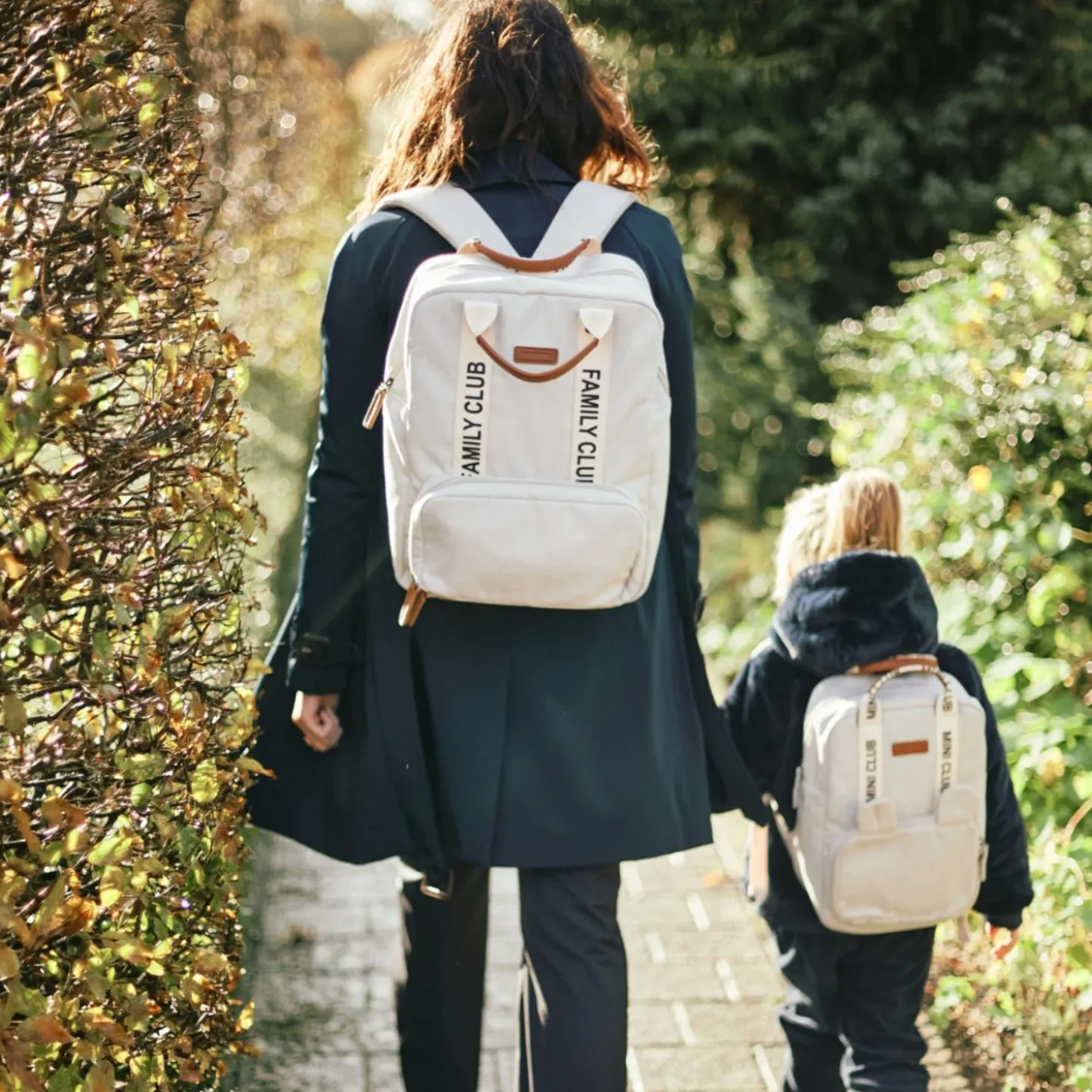 Childhome Sac à dos enfant Mini club Ecru